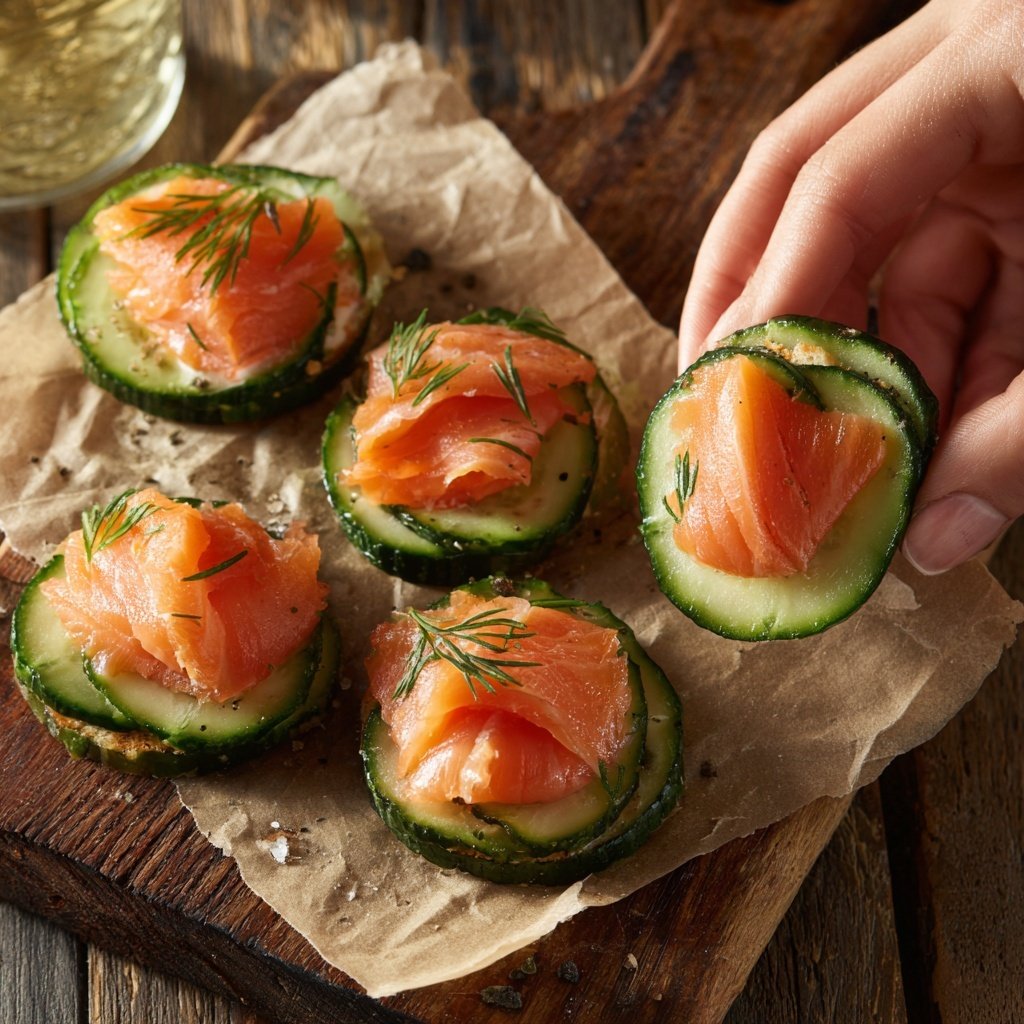 Smoked Salmon Appetizer Bites