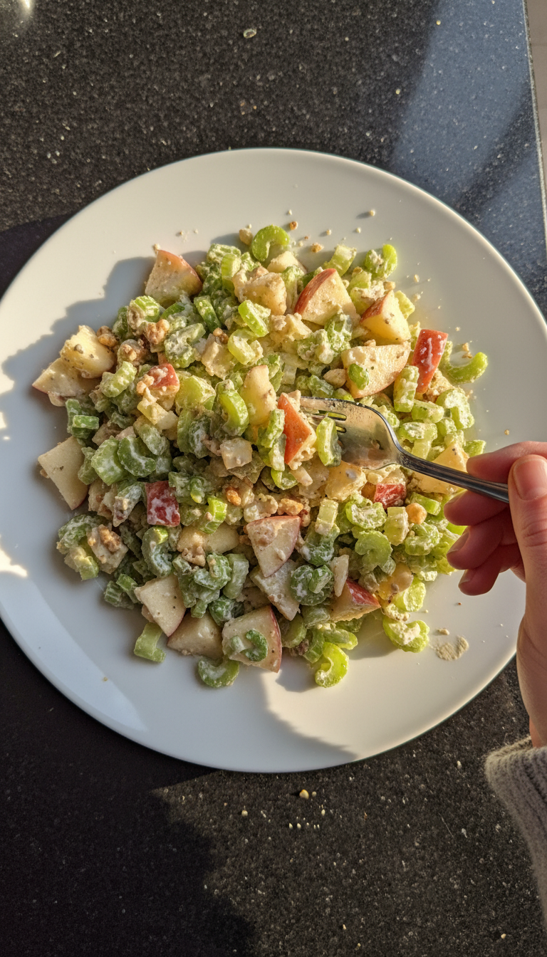 Crunchy Celery Salad with Apples
