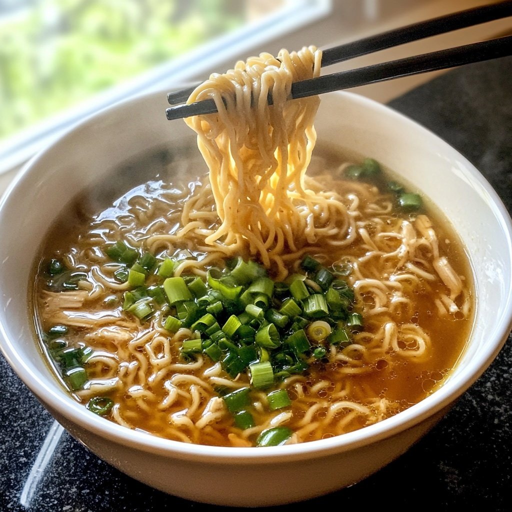 Easy Chicken Ramen Soup