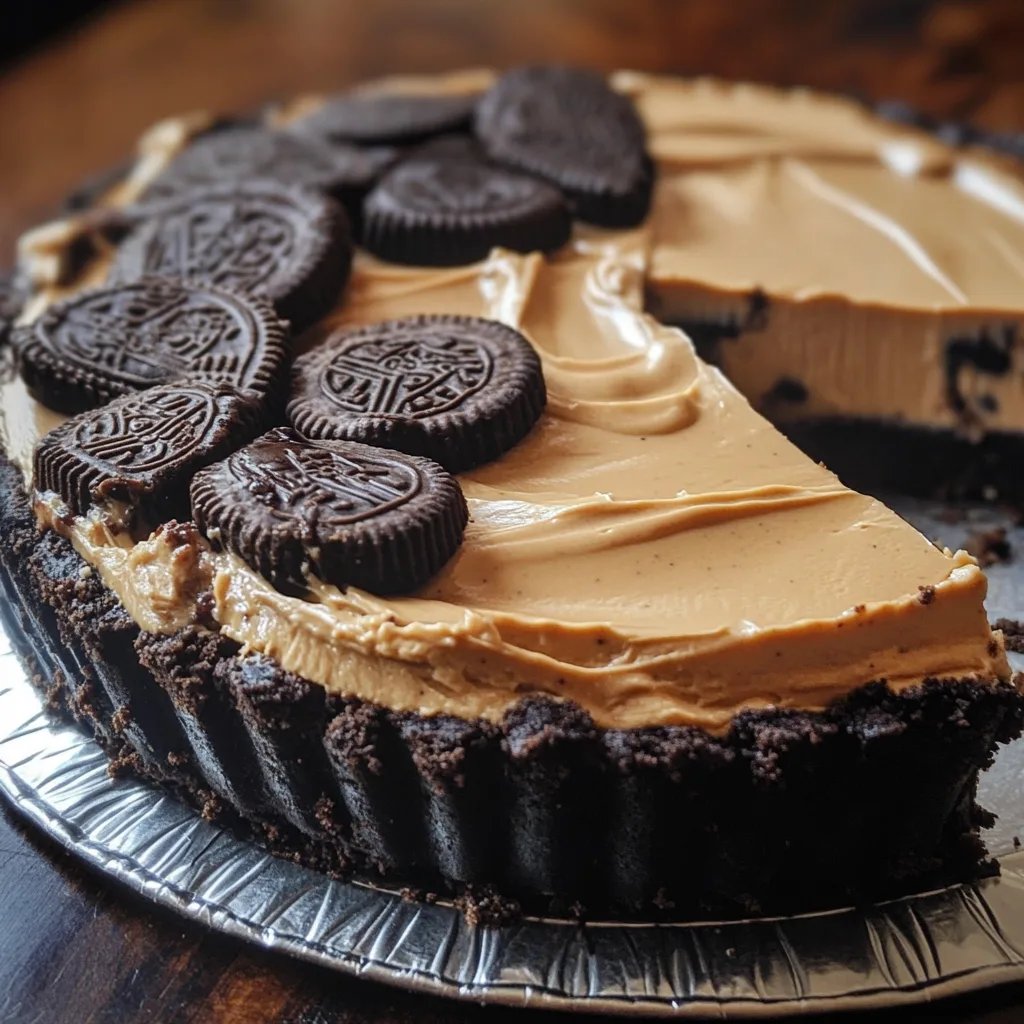Peanut Butter Pie with Oreo Crust