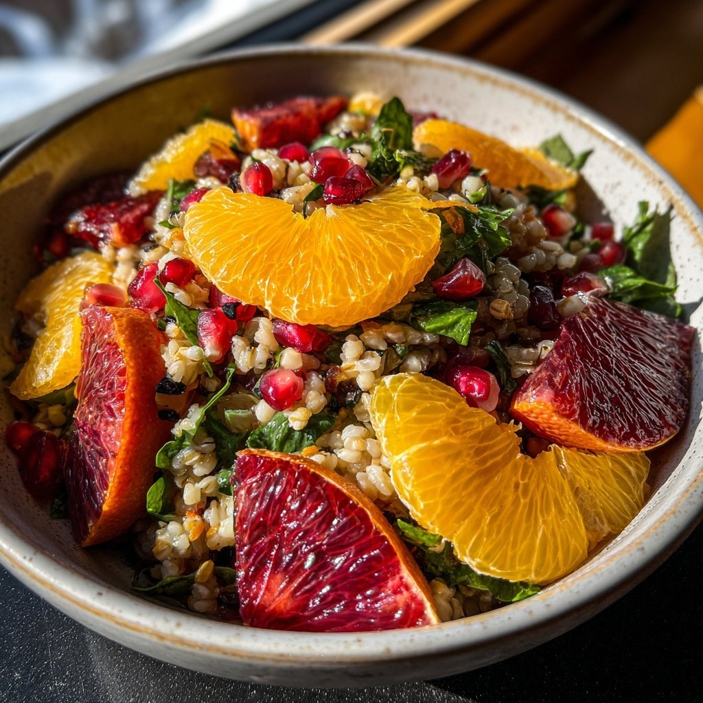 Winter Citrus Grain Salad