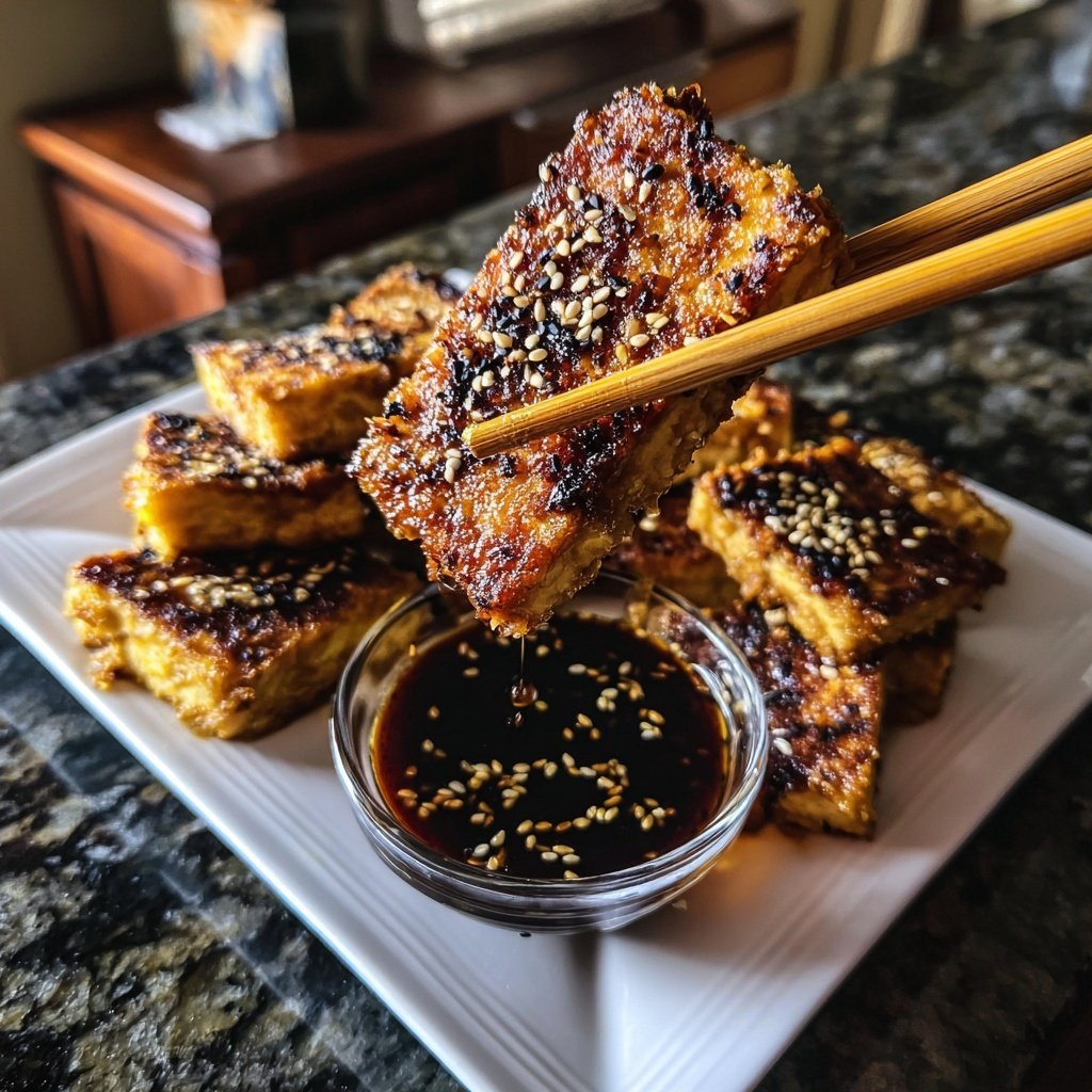 Crispy Sesame Tofu Air Fryer