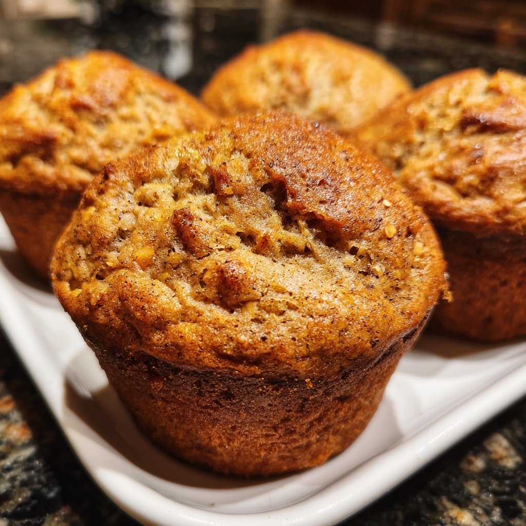 Banana Pumpkin Spice Muffins