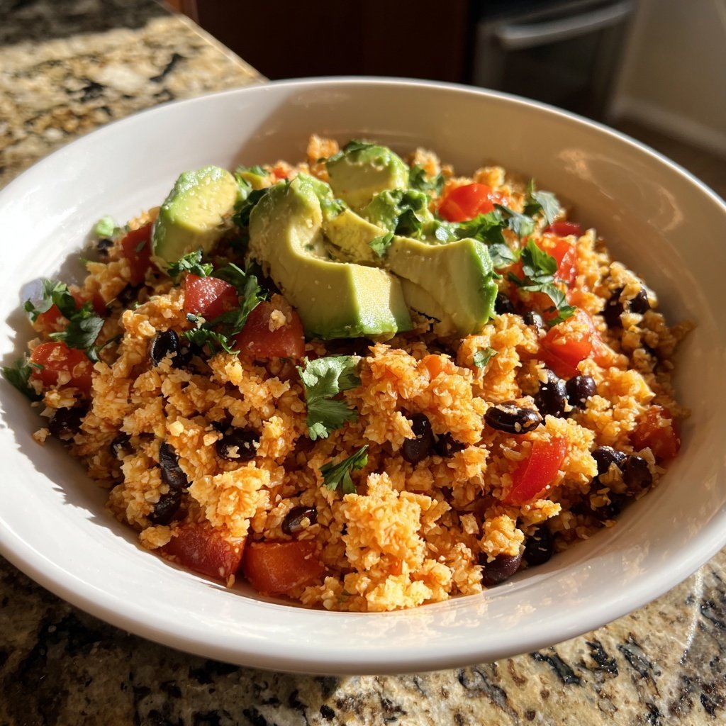 Cauliflower Rice Burrito Bowl