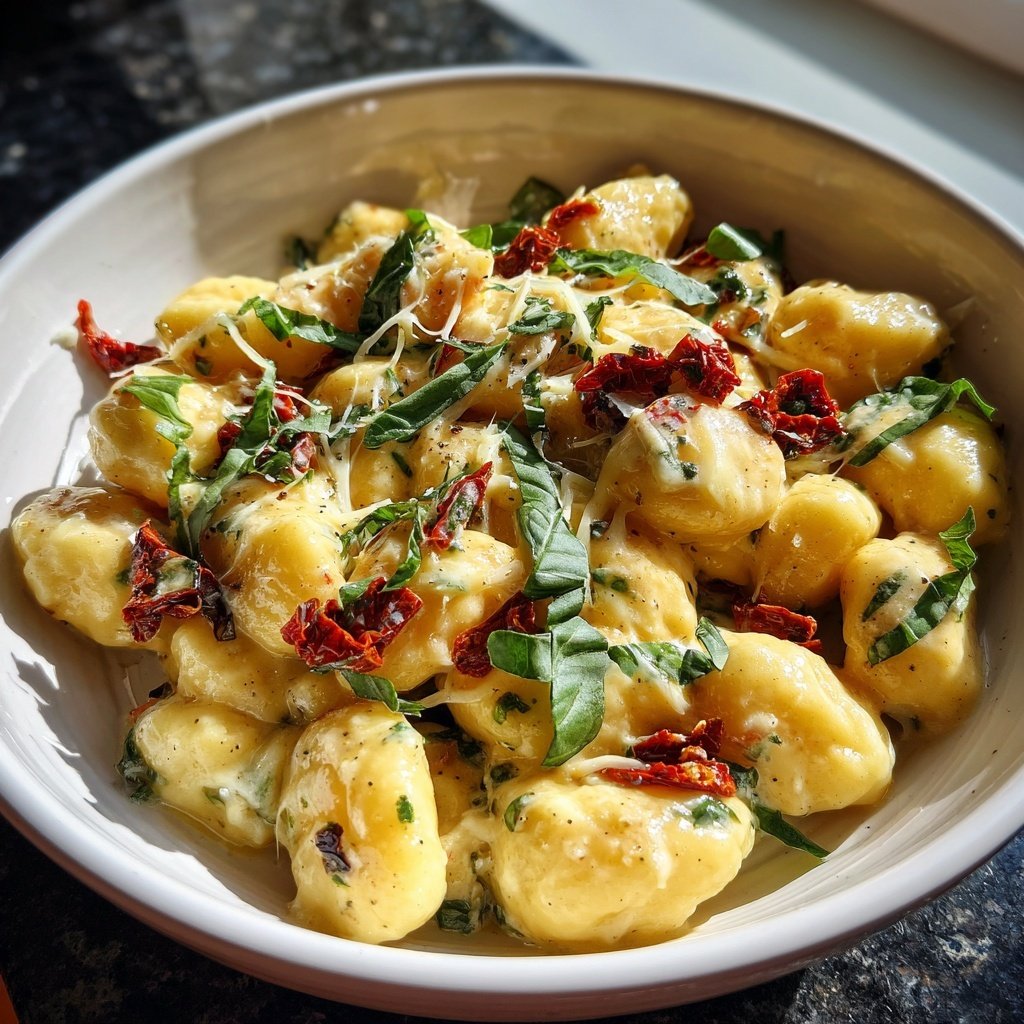 Creamy Tuscan Gnocchi