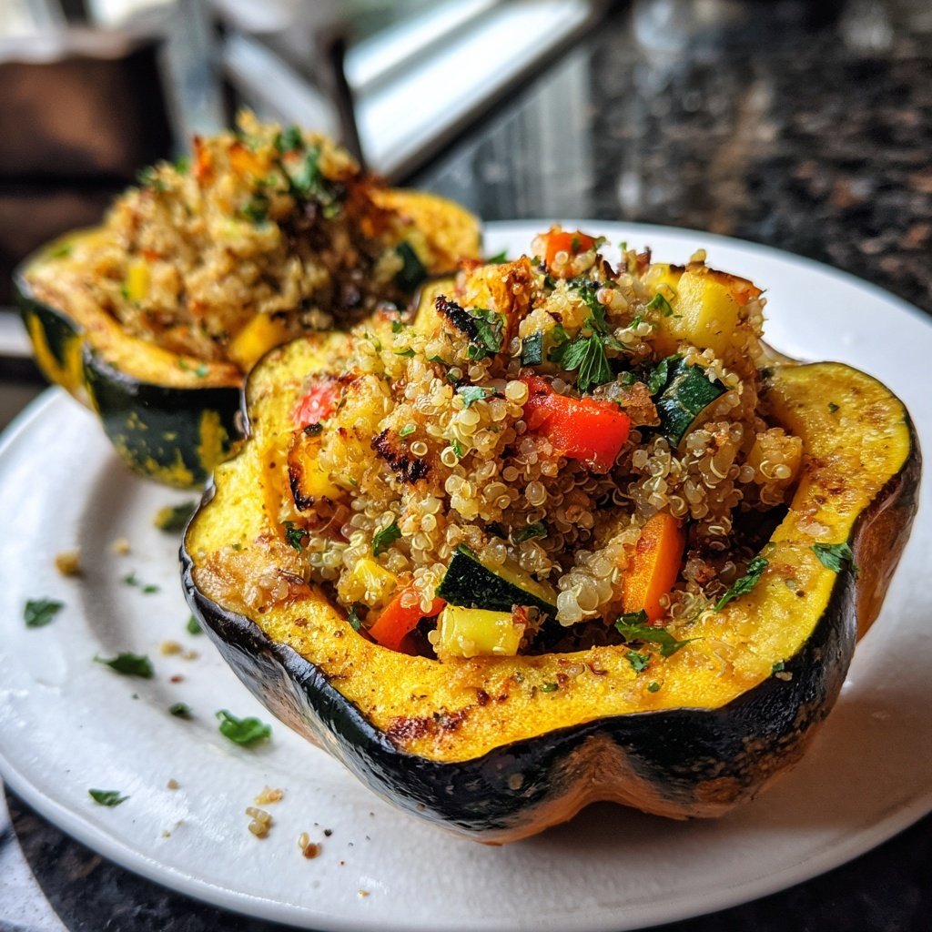 Stuffed Acorn Squash with Quinoa