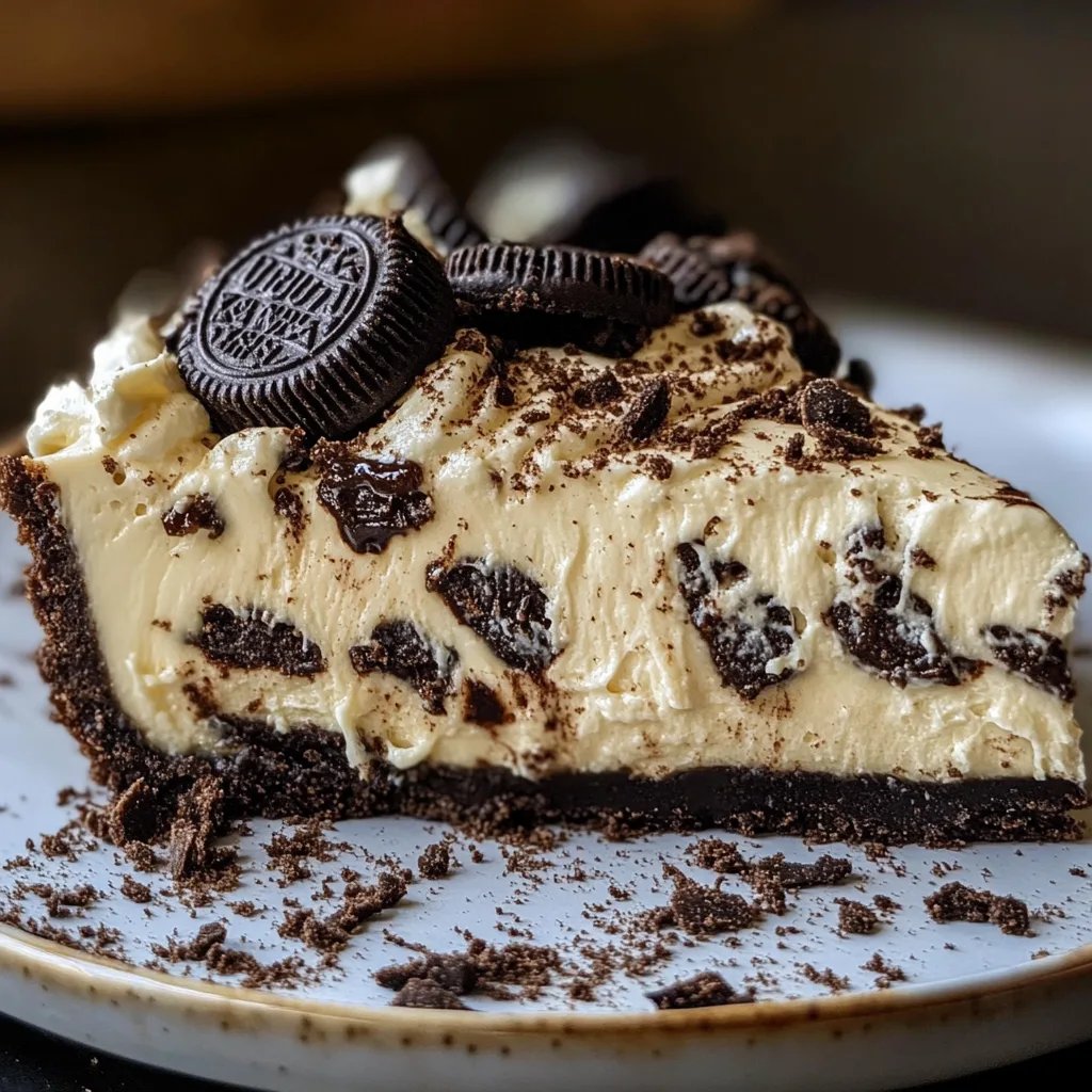 Peanut Butter Oreo Pie