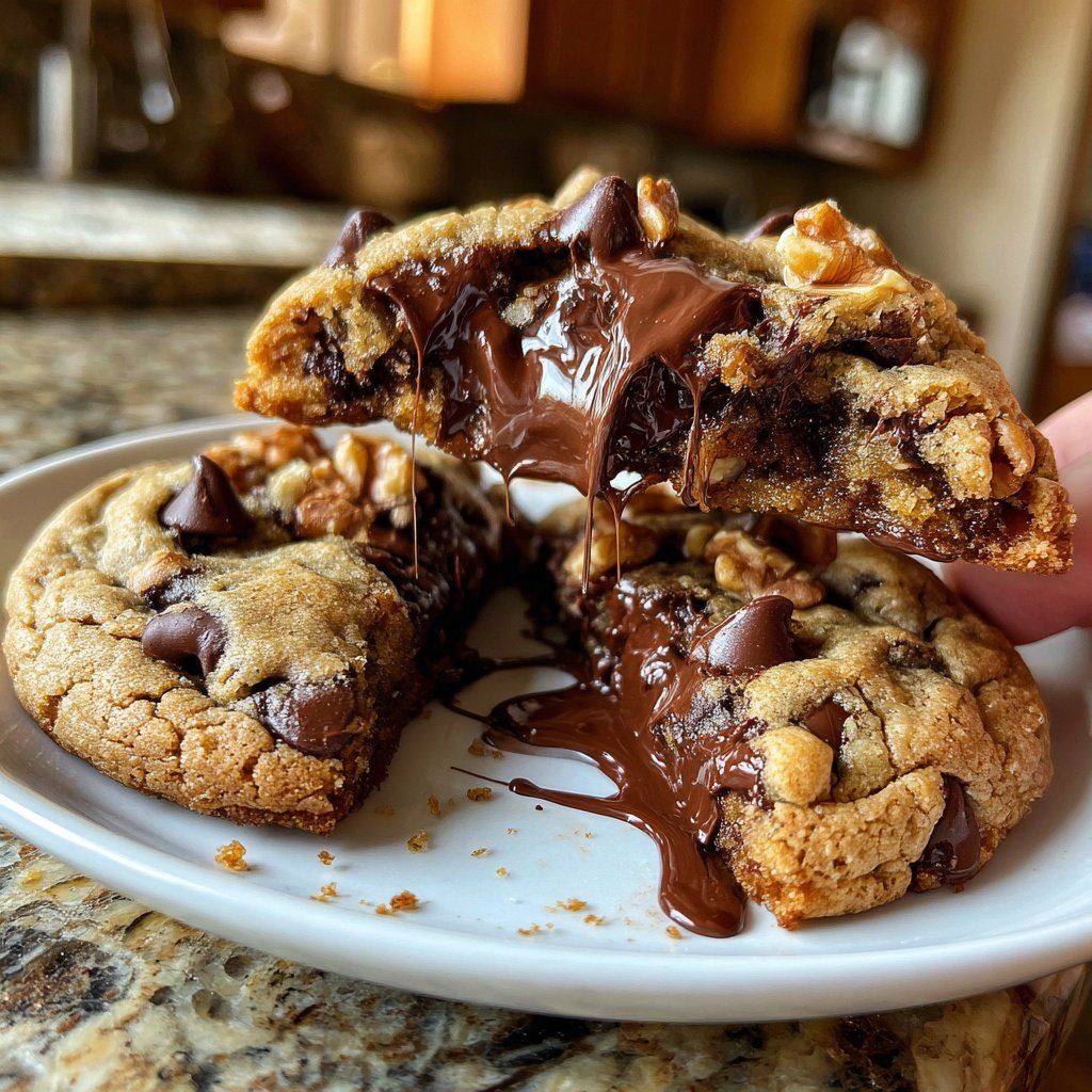 Chocolate Chip Walnut Cookies