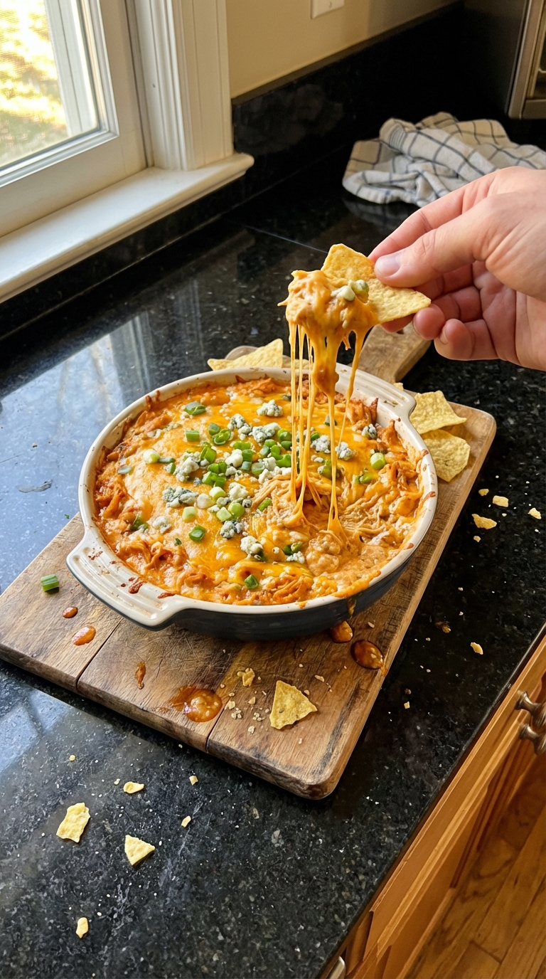 Creamy Buffalo Chicken Dip