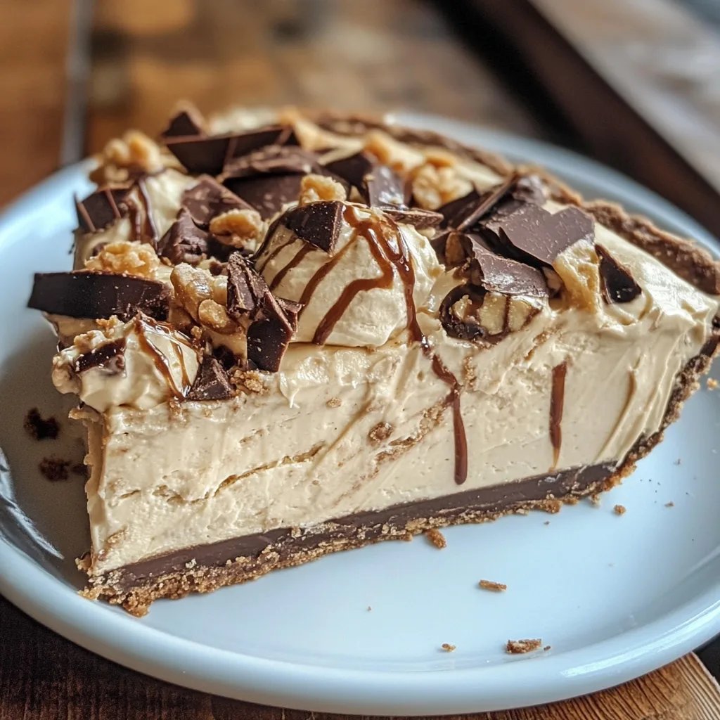 No-Bake Sugar-Free Peanut Butter Pie