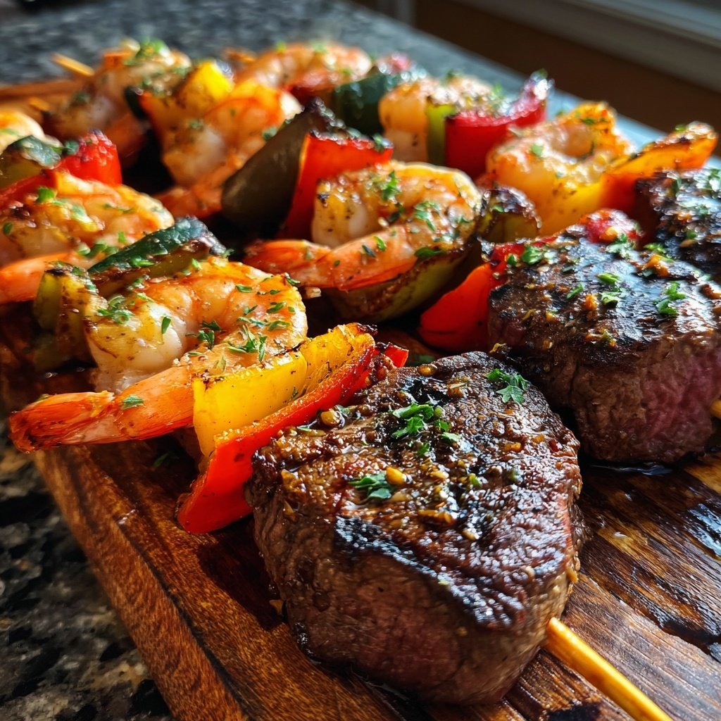 Surf and Turf Skewers