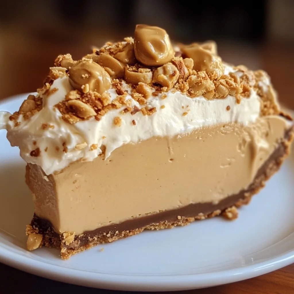No-Bake Peanut Butter Pie