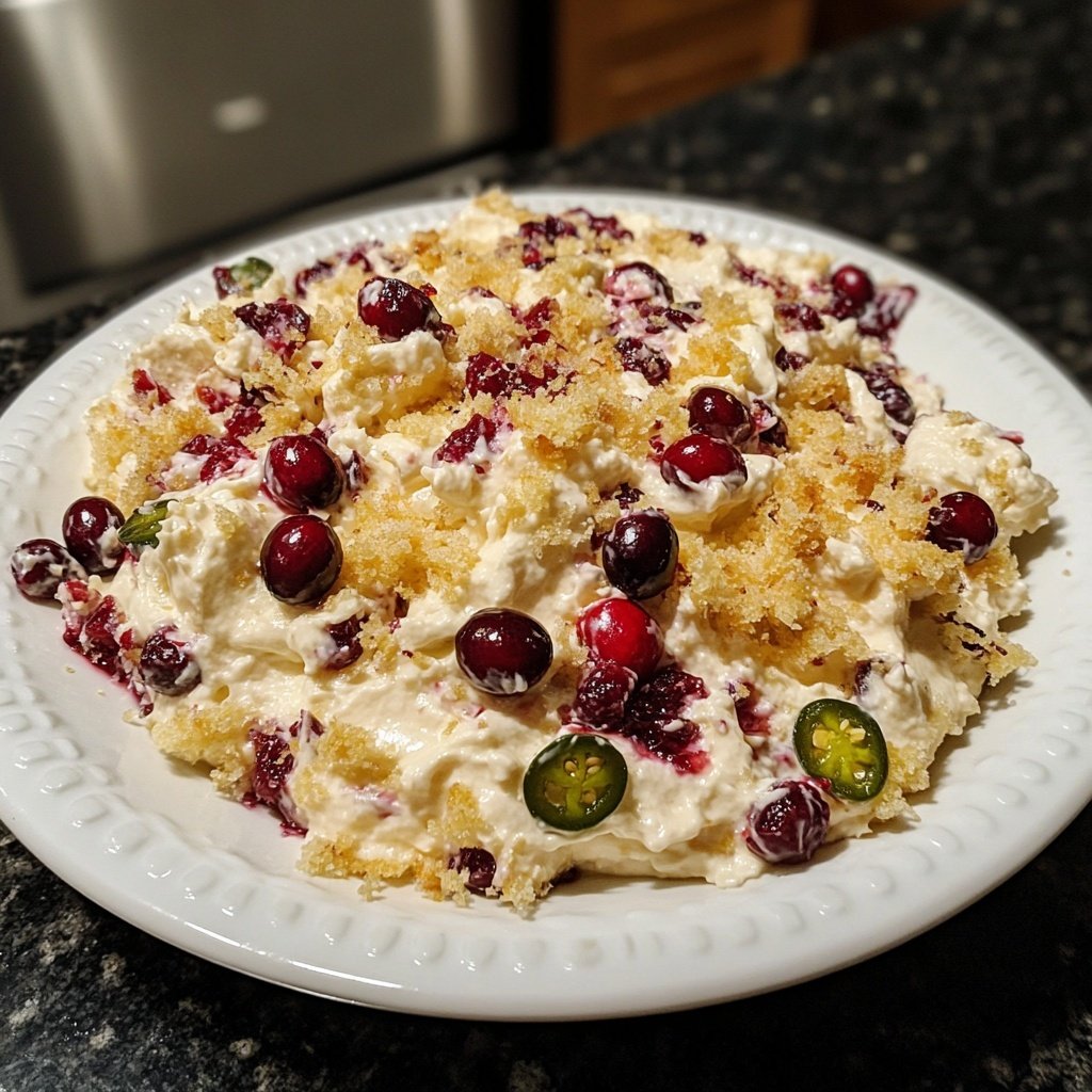 Cranberry Jalapeño Cream Cheese Dip