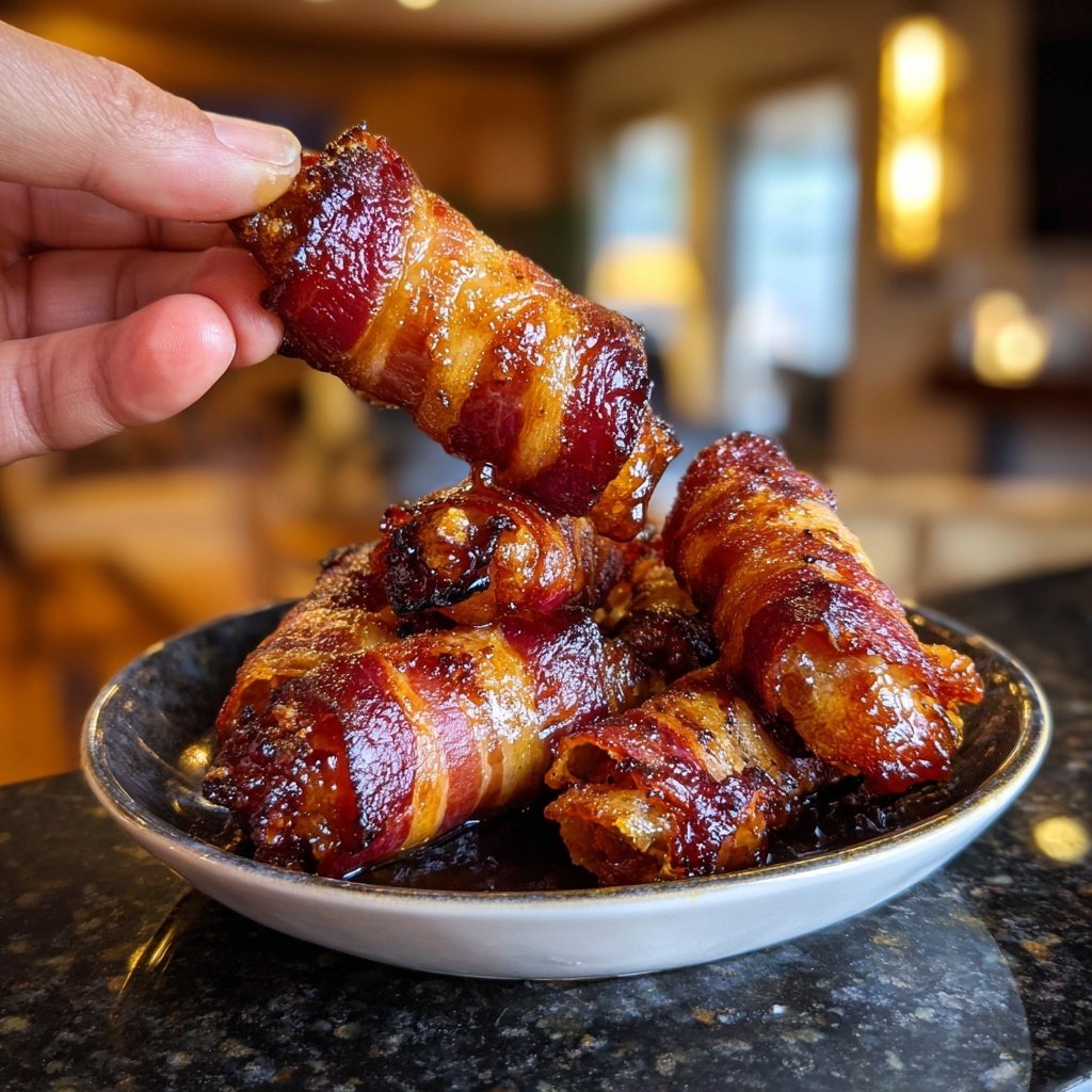 Candied Bacon Smokies