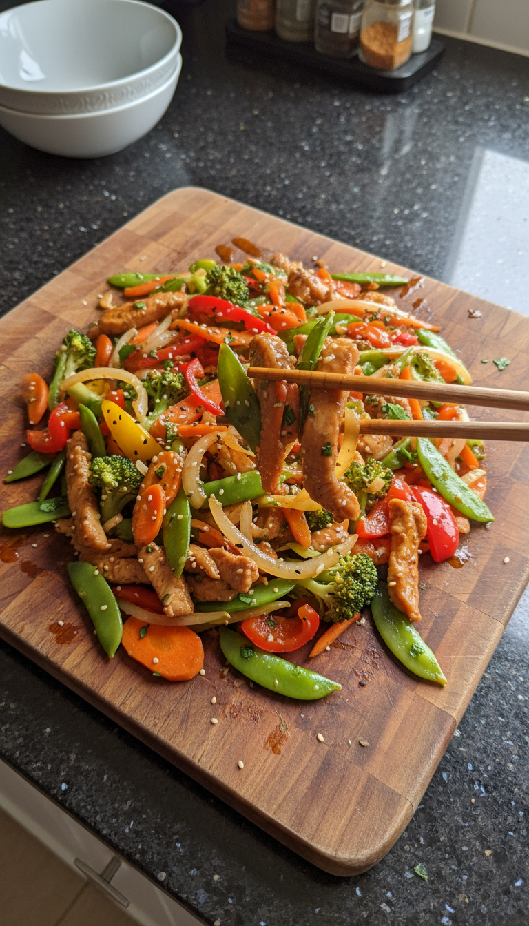 Hearty Turkey and Vegetable Stir Fry