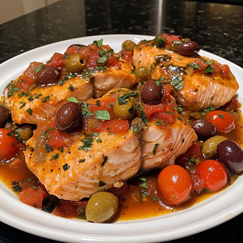 Salmon Cacciatore