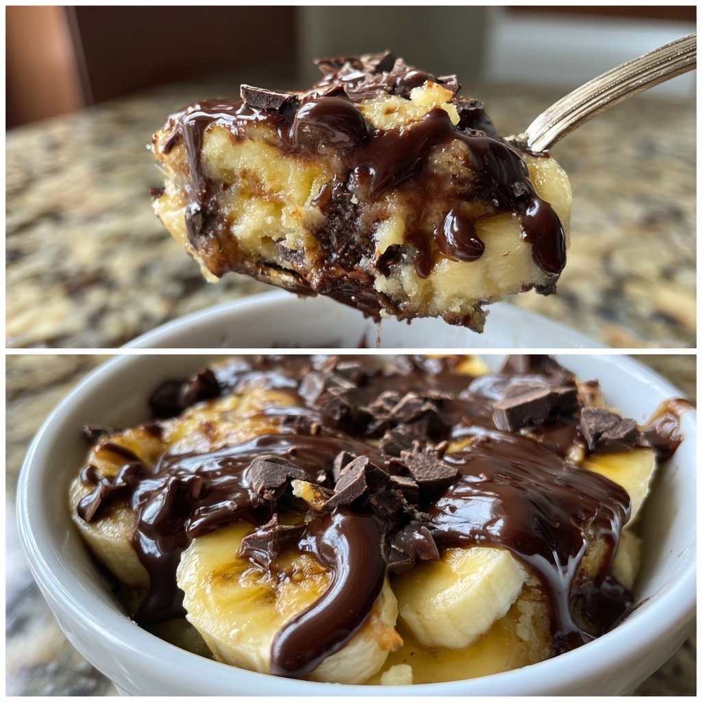 Dark Chocolate Banana Pudding