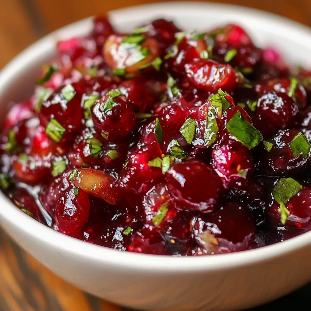 Zesty Cranberry Salsa