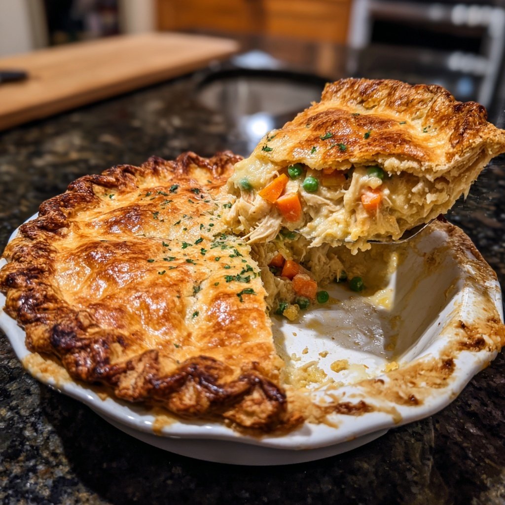 Chicken Pot Pie Flaky Crust