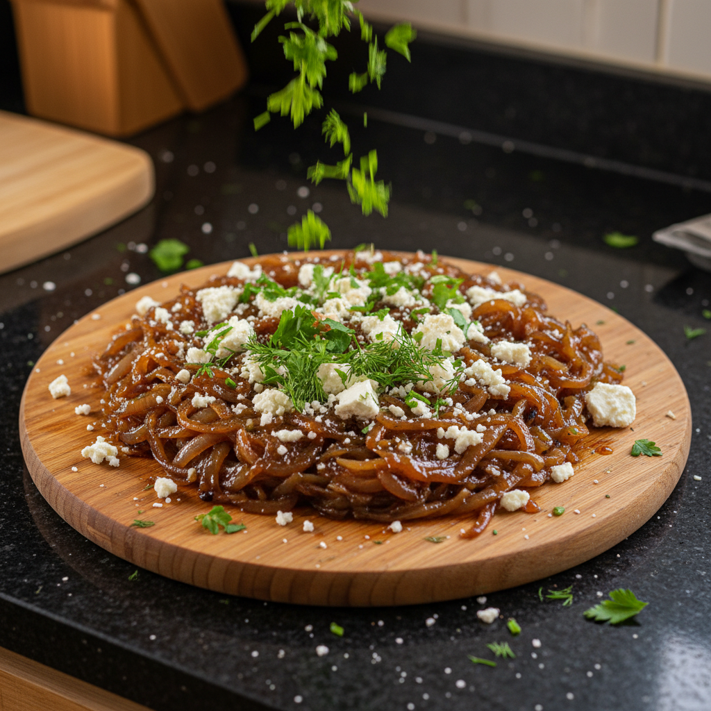 Caramelized Onion and Feta Salad