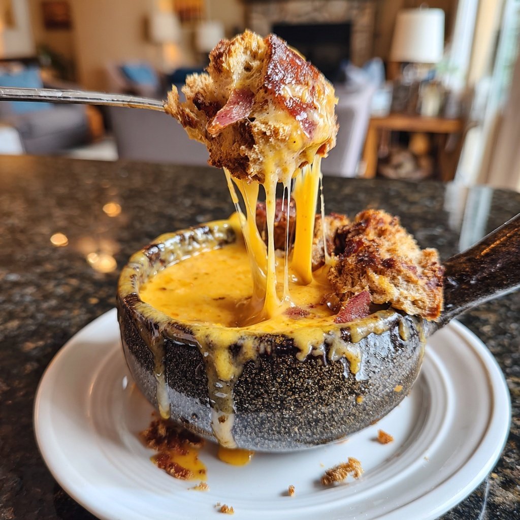 Mesquite Chili Cheddar Fondue