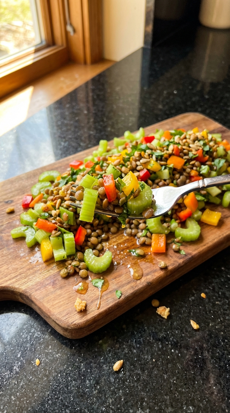Celery and Lentil Salad