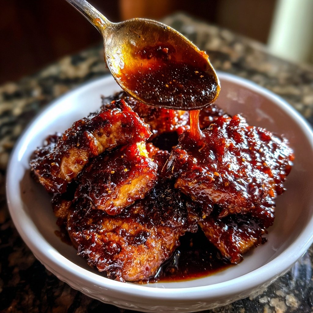 Brown Sugar Balsamic Glaze for Pork Chops​