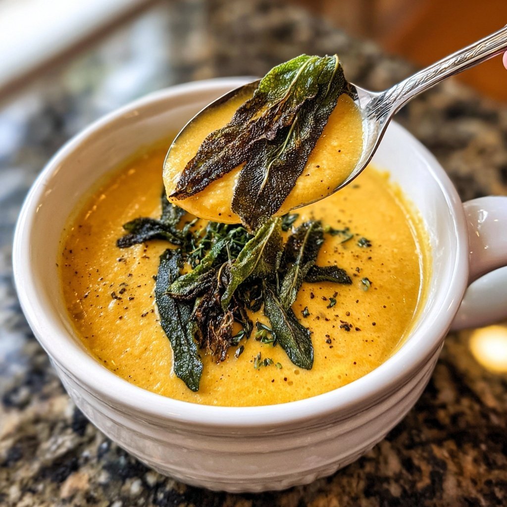 Creamy Roasted Parsnip Soup