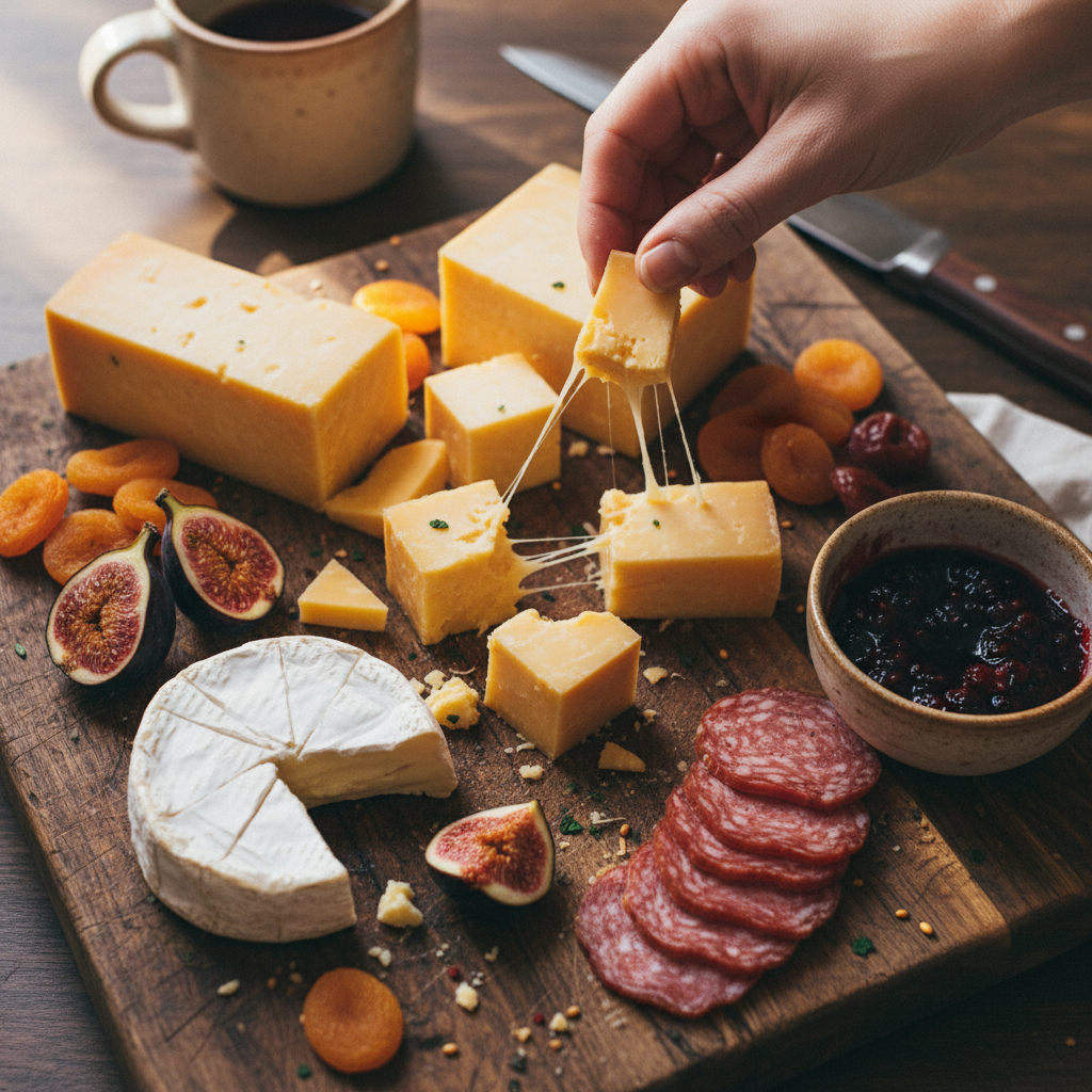 Artisan Cheese and Meat Board