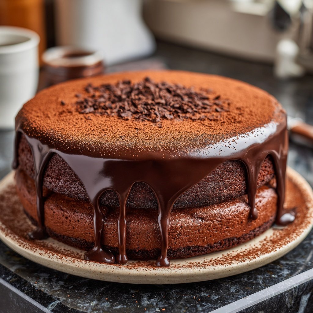 Lavish Chocolate Truffle Cake