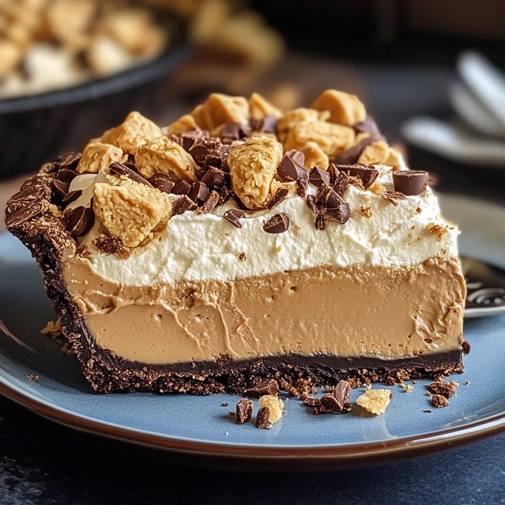 No Bake Peanut Butter Pie
